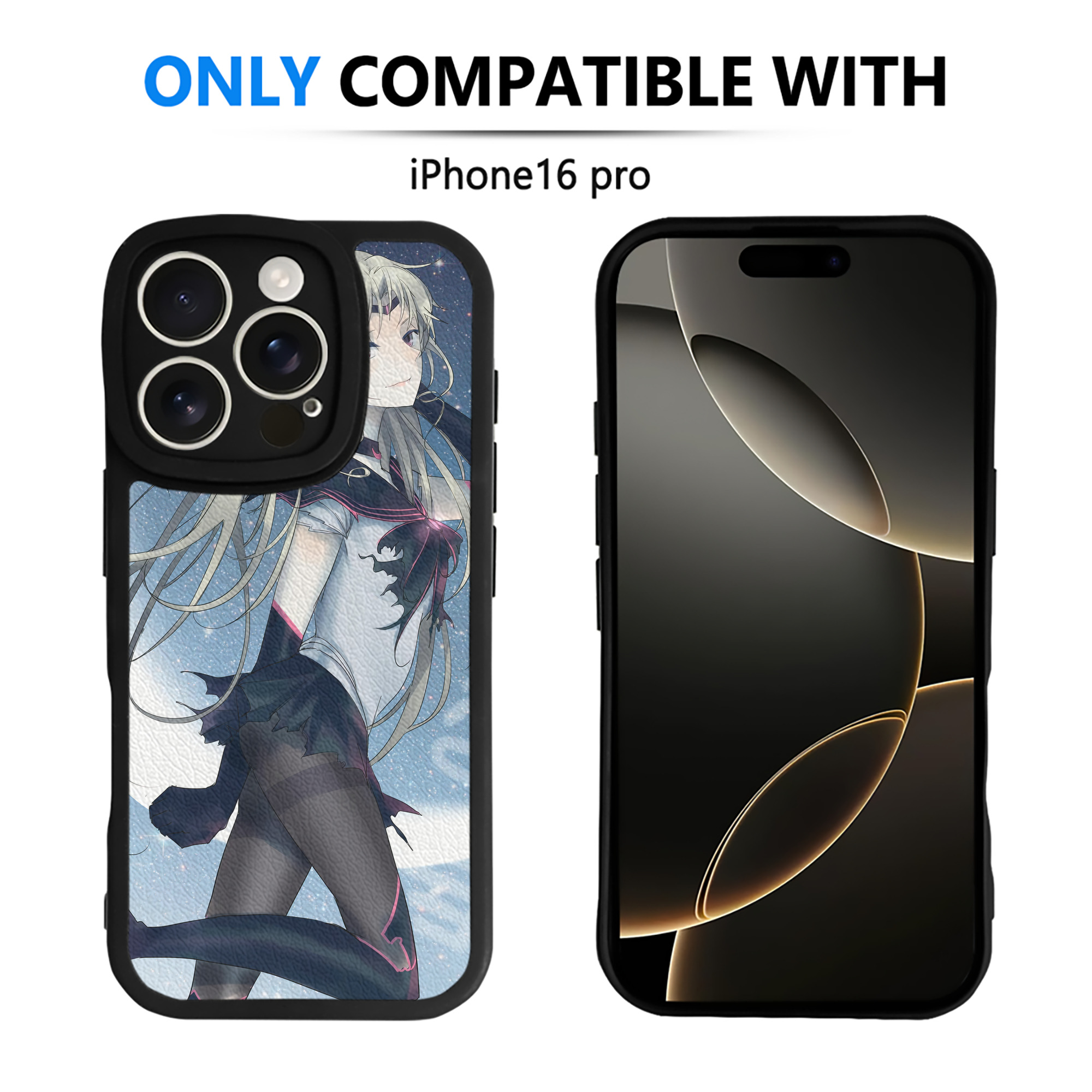 （画像用） 美少女戦士セーラームーン Sailor Moon 【iPhone 16シリーズ対応】シリコンスマホケース（レザー調） 材質：シリコン